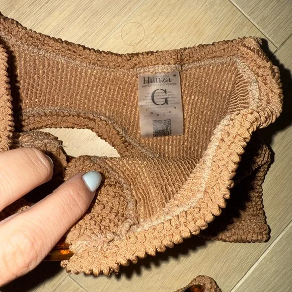 Hunza G Brown Bikini Set - Picture 5 of 6